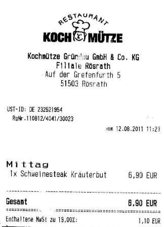mtvm Hffner Kochmtze Restaurant